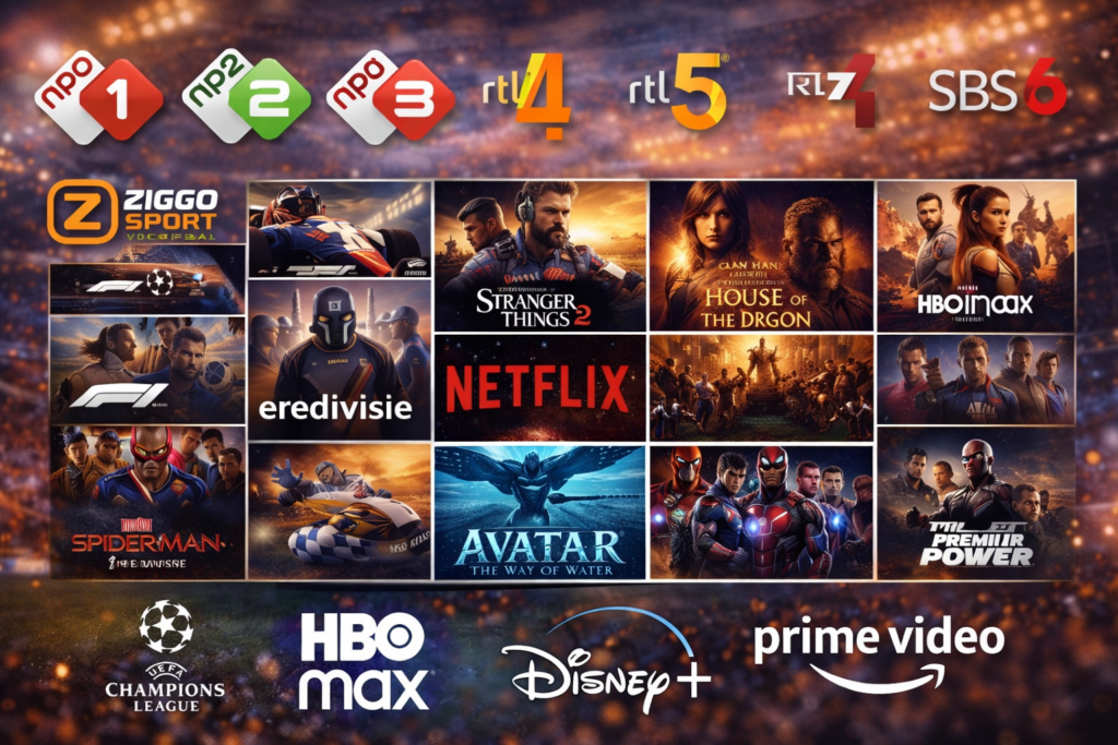 IPTV premium con deportes peliculas y series en HD y 4K